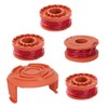 Pack of 4 Strimmer Spool, Strimmer Spool Line Strimmer Wire