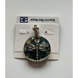 S.So 925 sterling silver  Vintage dragonfly pendant necklace For Woman /Man/Teens