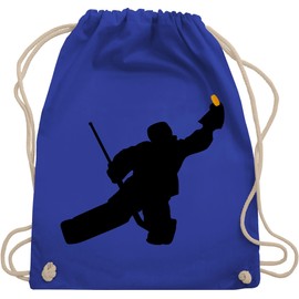 Shirtracer - Gym Bag Backpack - Ice Hockey - Towart Ice Hockey Goalkeeper, 2 Royal Blue