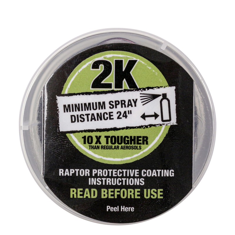 Raptor 2K Bedliner Aerosol, Protective Coating, Spray-On Truck Bed Liner,