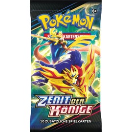 Pokémon-Sammelkartenspiel: Tin-Box Zenit der Könige – Galar-Lavados (1 holografische Karte & 4 Boosterpacks) Deutschsprachige Version