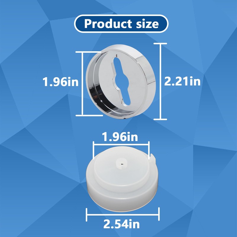 W10814133 Range Burner Knob Bezel Set – Replacement for Whirlpool