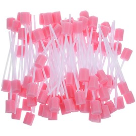 GAOHOU 100pcs Disposable Oral Care Sponge Swabs Teeth Mouth Cleaning Swabs Oral Swabs Teeth Oral Swabs Bulk Dental Swab Sticks Oral Care Swabs for Teeth Cleaning