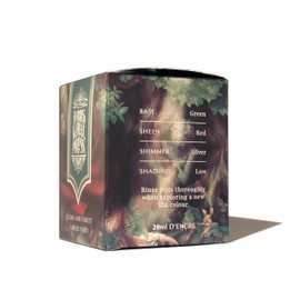 Ferris Wheel Press Fountain Pen Ink | FerriTales Collection | Forest Green with Silver Shimmer and red Sheen|20ml