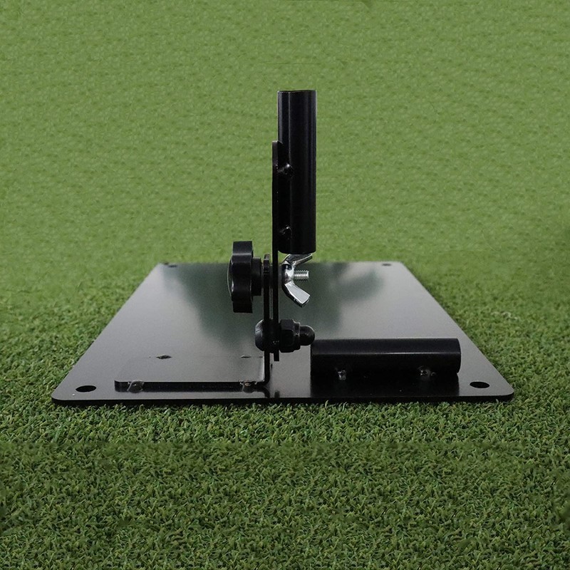LOVMEAD Golf Alignment Sticks Holder, Golf Training Aids Iron Plate