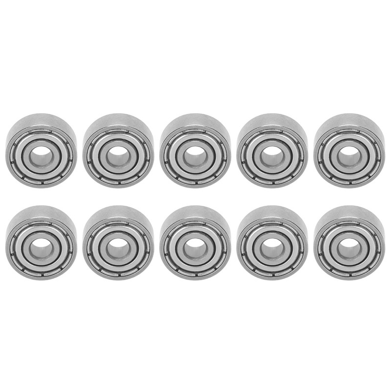 10Pcs Ball Bearing Stainless Steel Mute Rolling Skateboard Wheel Drive