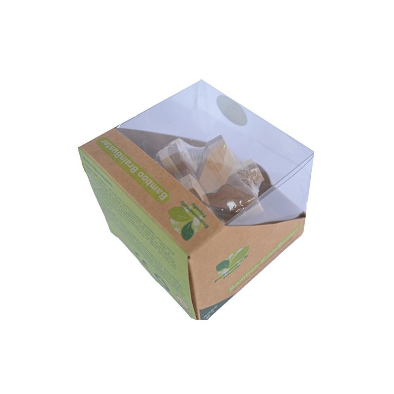 Fridolin 17463 Large Bamboo-Wood Brainteaser Puzzle