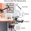 Acrylic Piggy Bank Break to Open Square Money Box for