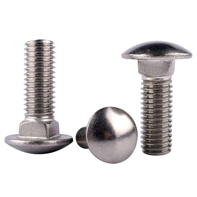 KOSJETHAS 5/16-18 x 3/4" Carriage Bolts Screws, Round Head Square