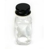 National Artcraft Small, Clear Glass Bottle Has Convenient Square Shape