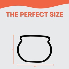 Pot of Gold St. Patricks Day Cookie Cutter with Easy to Push Design (3.5 inch)