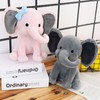 Elephant Plush Toy Multipurpose Cute Safe Comfortable Soft Fluffy Stuffed