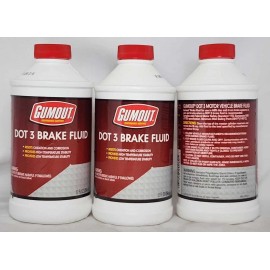 Gumout (3 Ct) Gumout Performance Additives DOT 3 Brake Fluid 12 Fl Oz