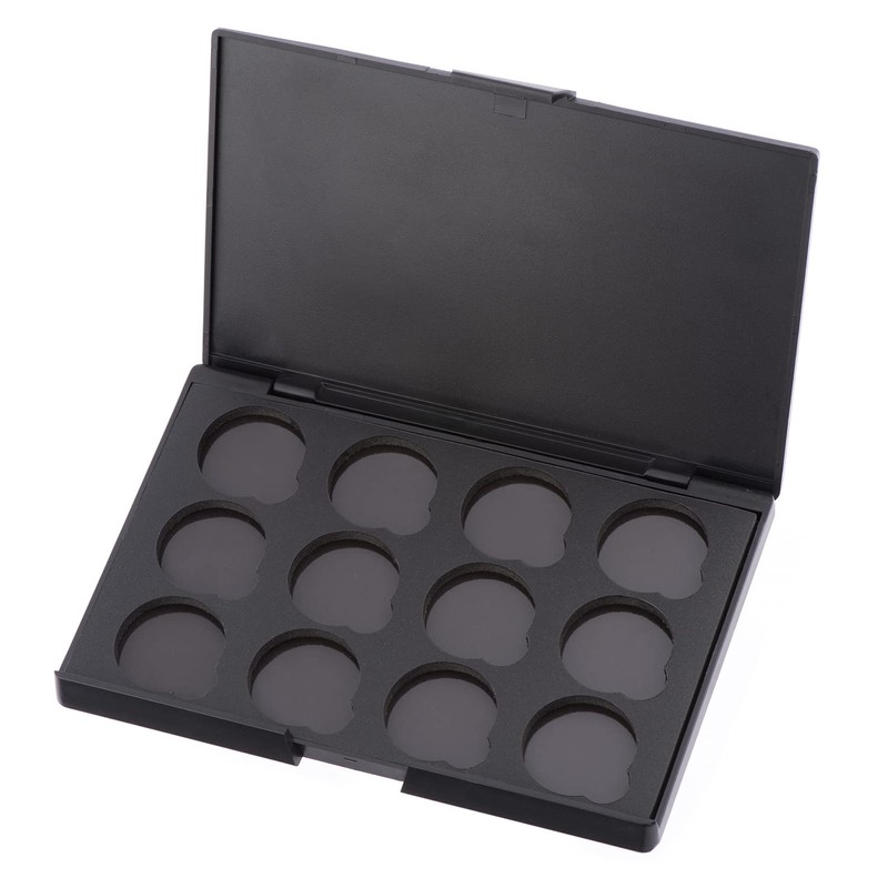 Allwon Empty Magnetic Eyeshadow Makeup Palette with 12 Pieces 26mm
