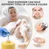 Gold Soap Dispenser Bathroom,Hand Soap Dispenser with Marbling,Soap Dispenser Ceramic