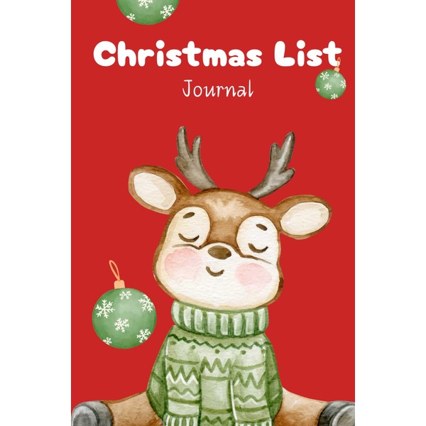 Christmas List Journal: Christmas Notebook with Checklist