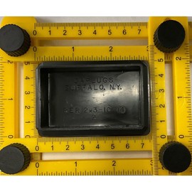 (Pack of 4) Genuine CAPLUGS USA Snap In Rectangular 3 x 2" | 10-14 Ga Steel Pipes/Rods | 2x3 Inches (2.73"-2.83" L - 1.74"-1.83" W ID) Fence Post Finishing Inserts | Fitness Equipment End Plugs.