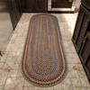 Super Area Rugs Tribeca Premium Wool Braided Rug, Wheat Field,