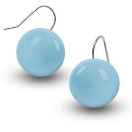 Soul-Cats 1 Pair of Acrylic Ball Earrings for Women Girls in Various Colours, Acrylic