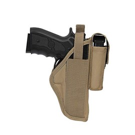 Barsony Desert Sand OWB Holster w/ Mag Pouch for Canik TP9 SF 4.47in Right