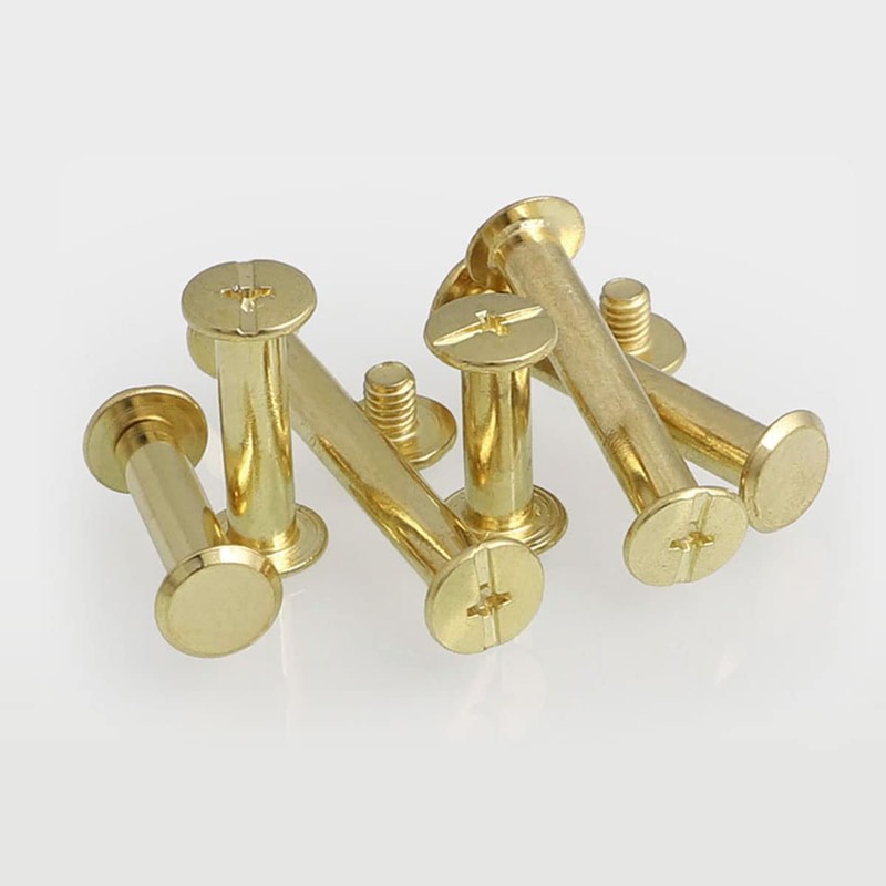 80 Set Chicago Binding Screws Brass Binding Screws Binding Screws