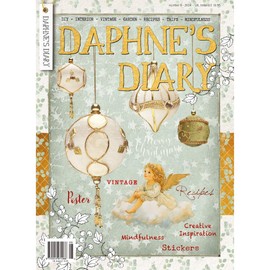 Daphne's Diary Magazine #8 2024 (English) | Creative Craft Magazine | Aesthetic Journal | Vision Board | Coloring & Self Care Journal for Women | Perfect for DIY and Craft Magazine Lovers.