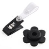 KUUQA 20 Pack Garden Flag Rubber Stoppers and Plastic Clips,