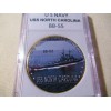 US NAVY - USS NORTH CAROLINA / BB-55 Challenge Coin