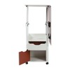 YIYIONCE Overbed Table with Storage 2 in 1 Foldable Overbed