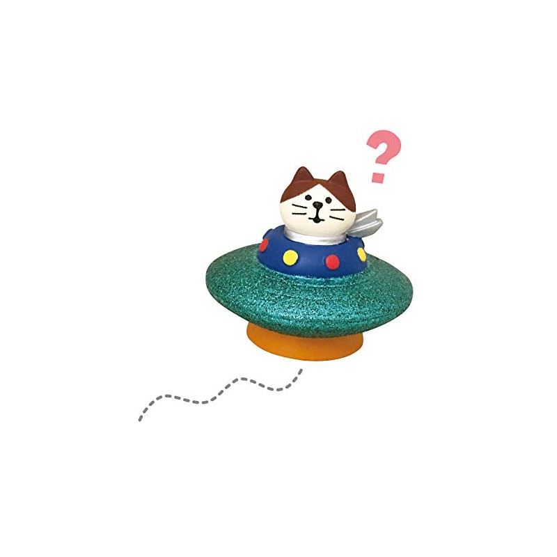 Deco Corporation Concombre UFO Cat Size: Approx. W 2.2 x