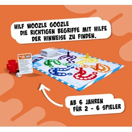 Noris 606102071 - Woozle Goozle Schlaukopf 3001 (Spiel ab 6 Jahre) - rasantes WissensQuiz für Kinder mit Quietsche-Buzzer, 2-6 Spieler, ca. 30 Min. Spiel-Dauer, Weiß