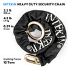 INTEKIN Security Chain 3.3 ft x 3/8" Thick Bike Lock