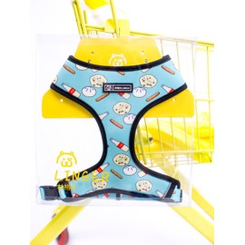 French Bulldog Harness -Reversible Harness- Two Looks in one Comfortable & Stylish Pet Harness for Small to Medium Dogs Blue XL