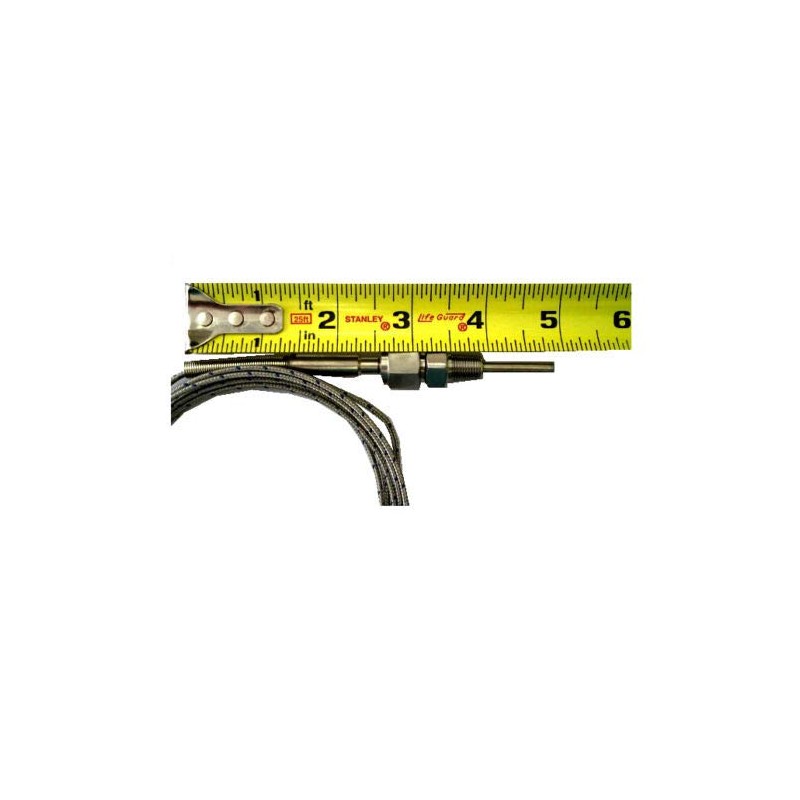 IIL Thermocouple K Type 1500F, Stainless Steel Probe, 90 Degree,
