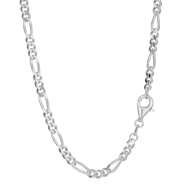 NKlaus 38-80 cm Figaro Chain 925 Silver 3+1 Links 3