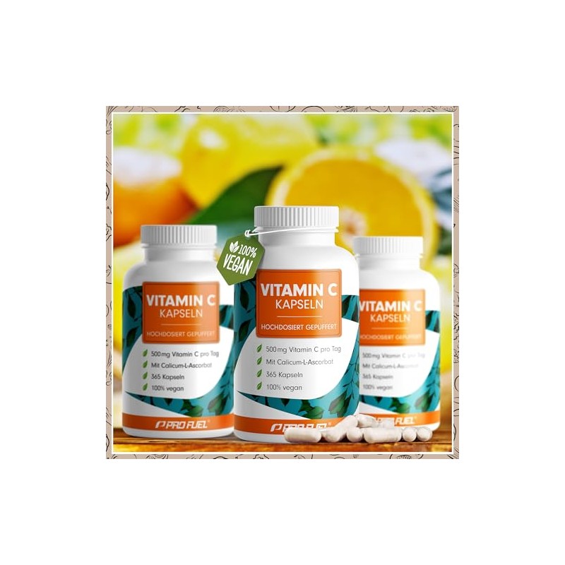 Vitamin C High Dose - 730 Capsules - 500 mg
