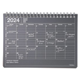 Mark's 2024 Desk Calendar S, Black