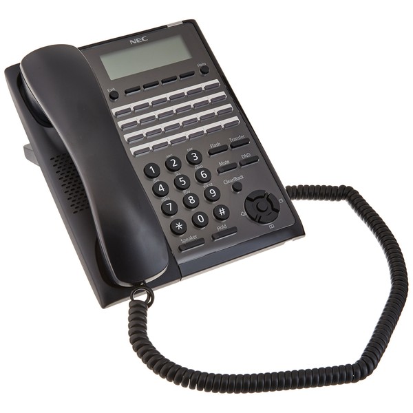 NEC SL2100 Digital 24-Button Telephone - NEC-BE117452, Black