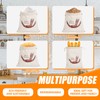 20 Pcs Linen Bread Bag Reusable Homemade Bread Container Drawstring