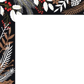 Great Papers! Copper Foil Holly Holiday Letterhead, 8.5" x 11", 40 sheets (2018016)