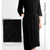 NY Threads Ladies Luxury Lightweight Soft Polycotton Knit Dressing Gown,