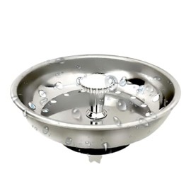 Kitchen Sink Drain Strainer 2 Pack of Stopper Combo Basket Replacement for 3-1/2 Inch Drain I Sink Drain Basket Stainless Steel Bathroom Sink Strainer | Bathtub Strainer Sink Hair Drain Screen