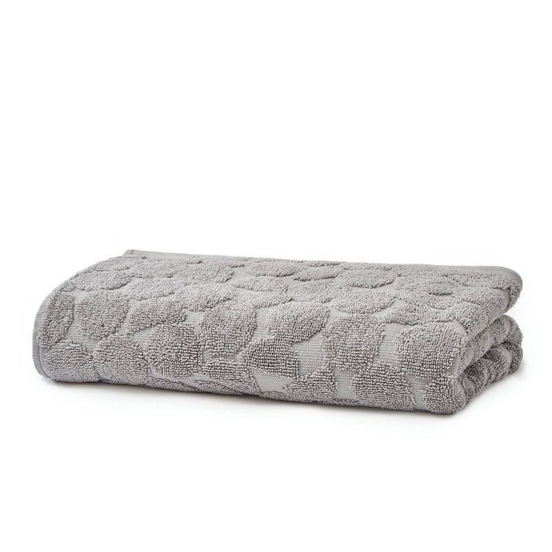 Fusion - Grey Circle Pebble Bath Towel (70 x 130cm)