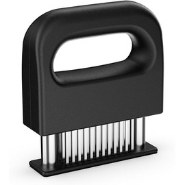48-Blade Stainless Steel Meat Tenderizer Tool – Heavy Duty Handheld Meat Mallet for Fast Tenderizing, Marinades, BBQ & Kitchen Cooking Prep