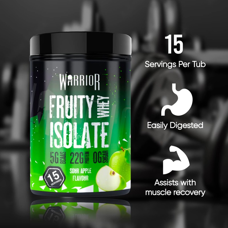 Warrior Fruity Clear Whey Isolate – Rapid Digesting Protein Powder