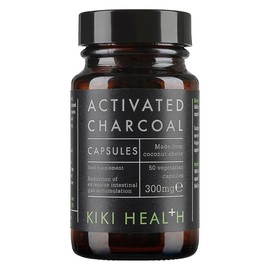 Kiki Health Activated Charcoal Powder Capsules, 60-Count