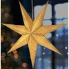 Brubaker 60 cm Paper Christmas Star for Hanging - Window