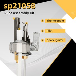 Upgraded SP21058 Pilot Assembly Replacement Replace for Kit Compatible with Rheem Water Heaters
