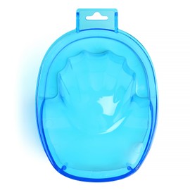 Blue siyuwuro Nail Spa Soak Bowl Gel Polishing Remover Nail Bowl Clear Acrylic Nail Soak Bowl Warm Water Bowl Hand Nail Bowl With Handle Nail Bowl (Blue)