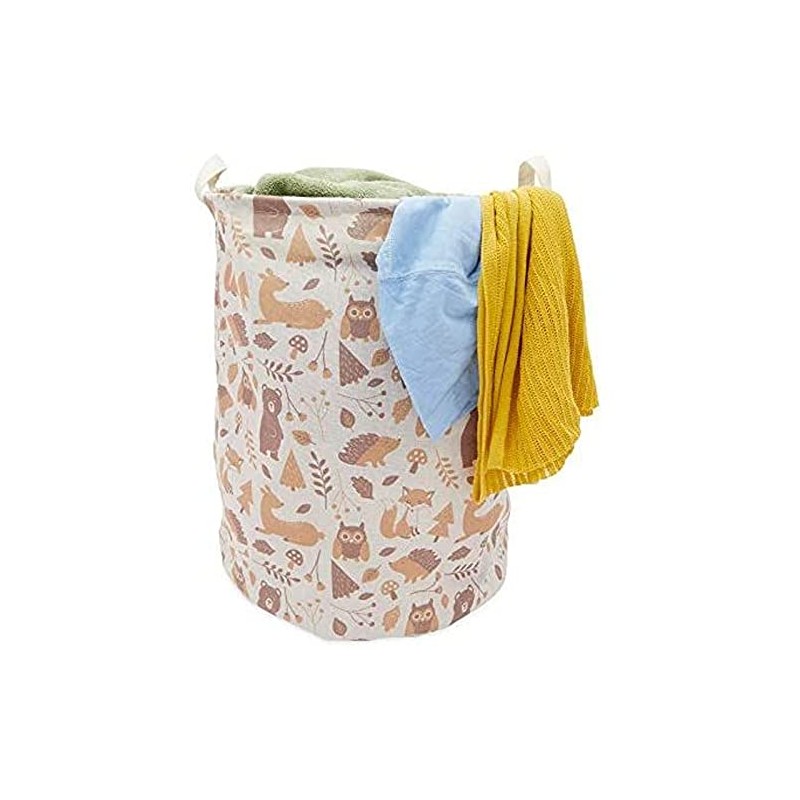 Okuna Outpost Collapsible Woodland Nursery Hamper with Handles (15.7 x